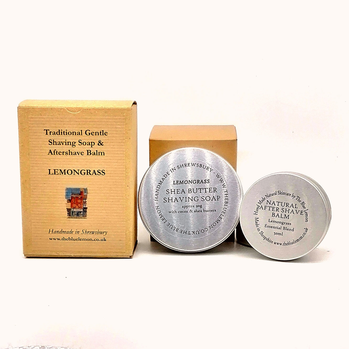 Gentle Shaving Soap and Nourishing Aftershave Balm