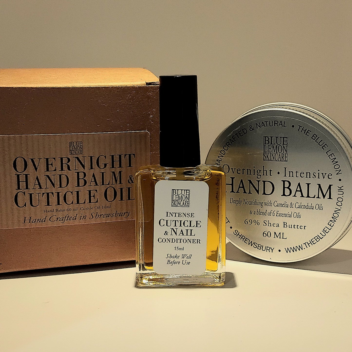 Overnight Hand Balm & Cuticle Oil Set