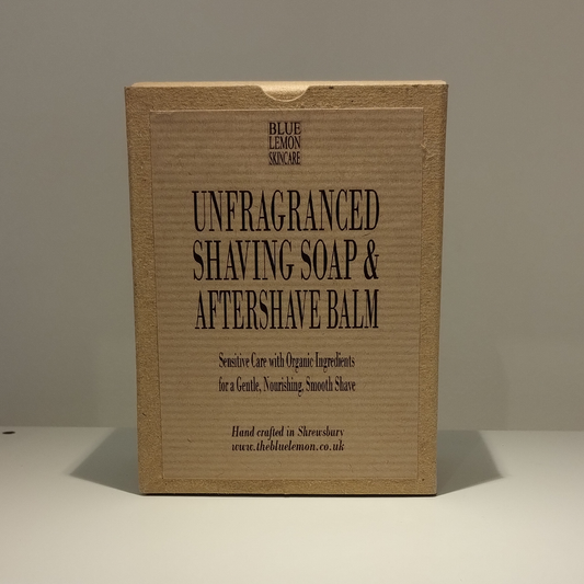 Gentle Shaving Soap and Nourishing Aftershave Balm Set