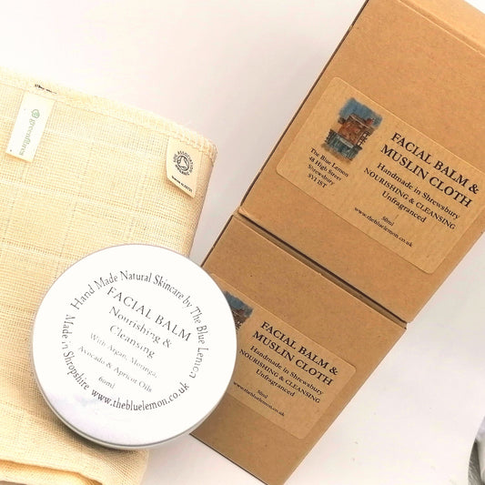 Nourishing Facial Balm with a Muslin Cloth