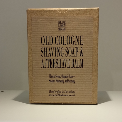 Gentle Shaving Soap and Nourishing Aftershave Balm Set