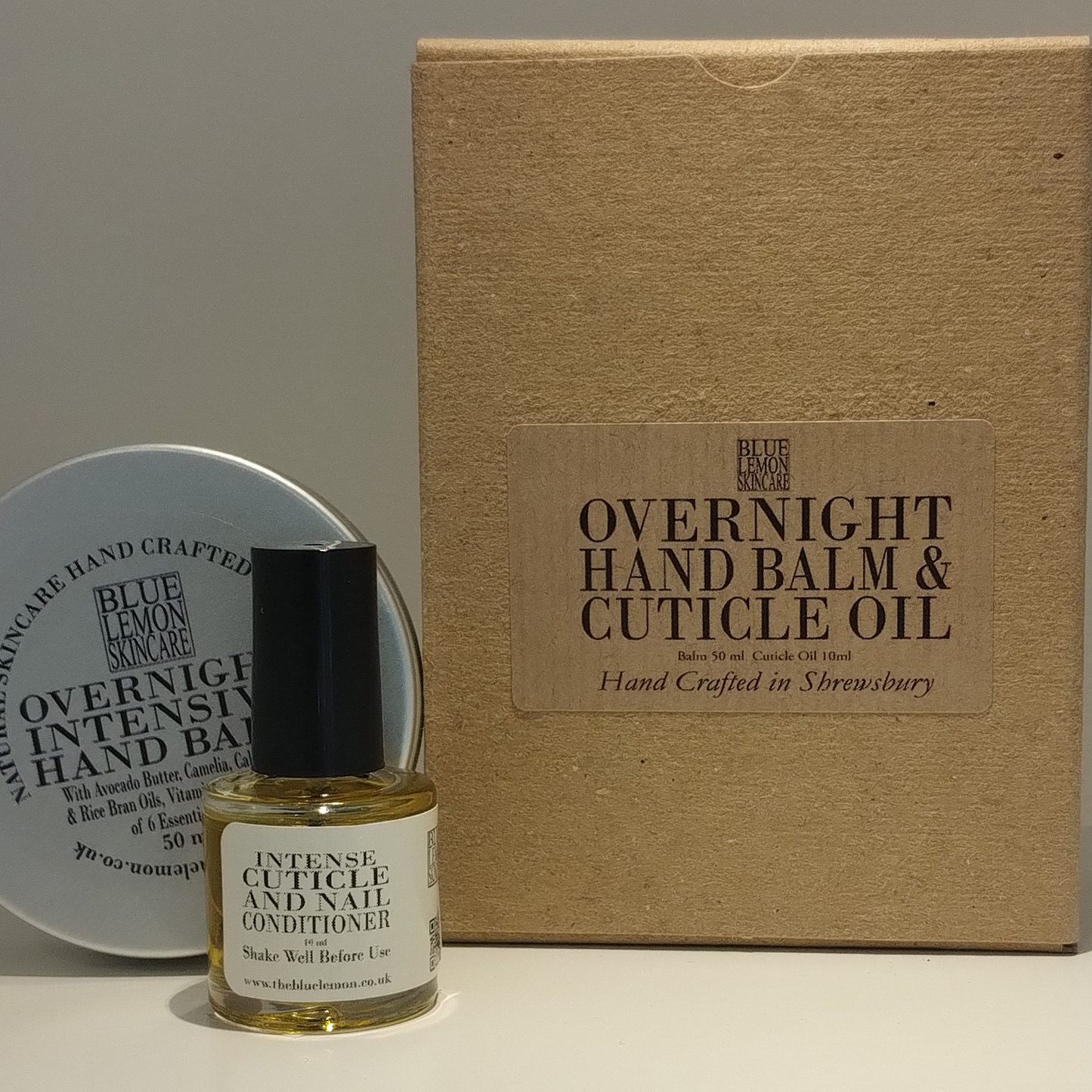 Overnight Hand Balm & Cuticle Oil Set